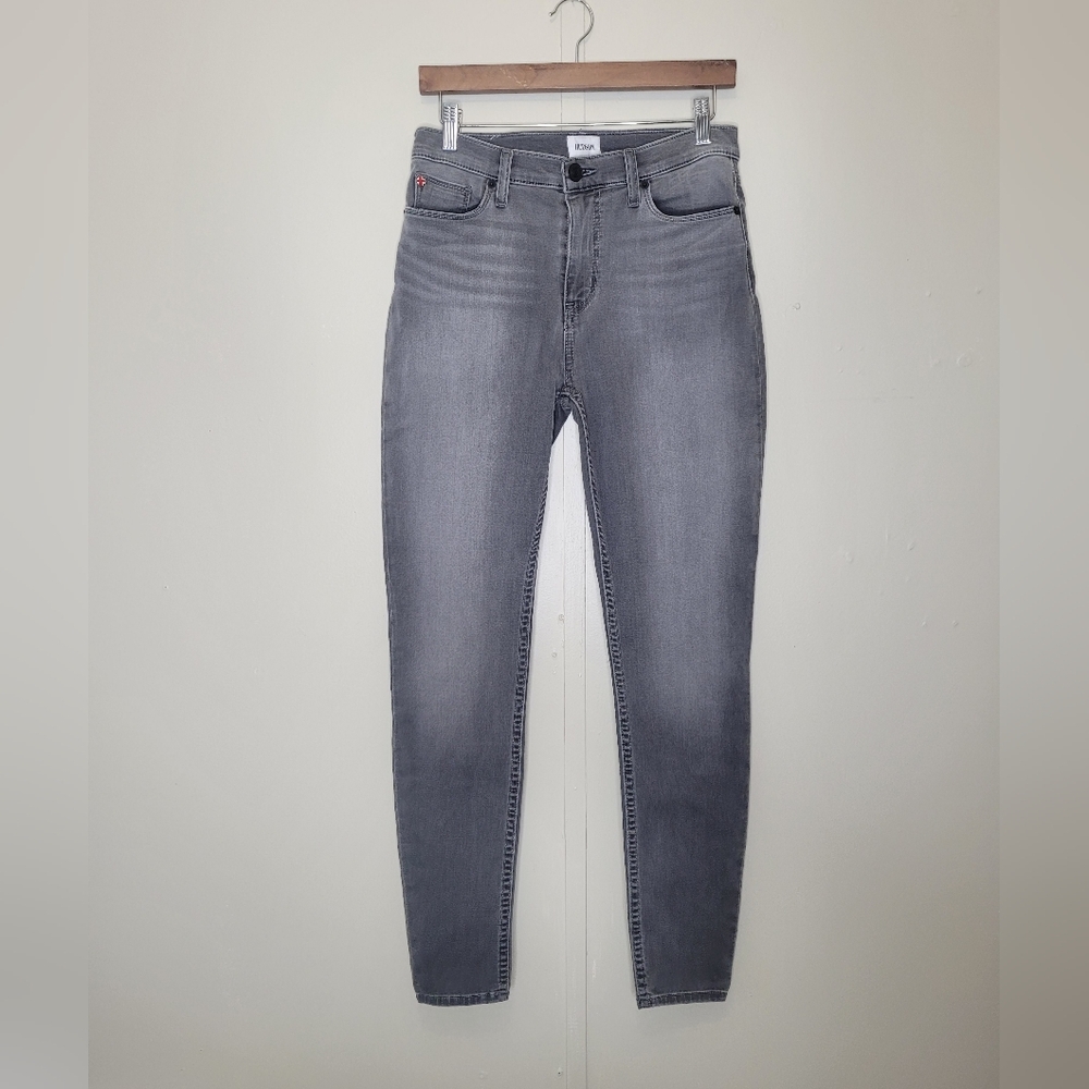 Hudson Blair High Rise Super Skinny Womens Size 28 Gray Stretch